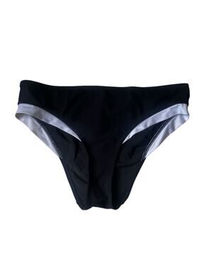 Sophina FigLeaves Monochrome Black Women's Swim Bikini Bottom size 12